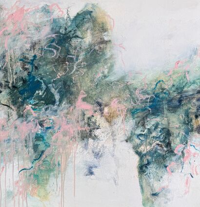 She waited at the Edge of Mercy  - a Paint Artowrk by Artist Name - Jaee Tee